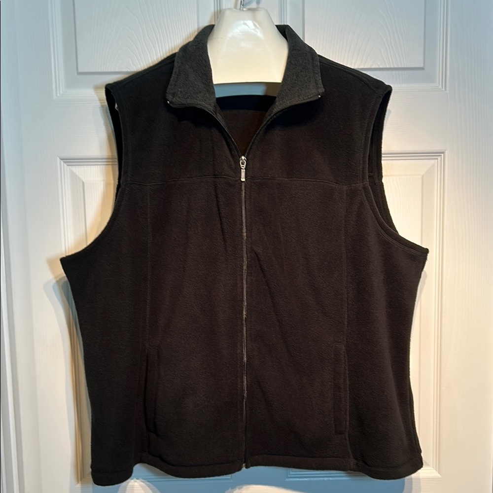 Covington Men's Black Fleece Vest Size XXL (50-52)